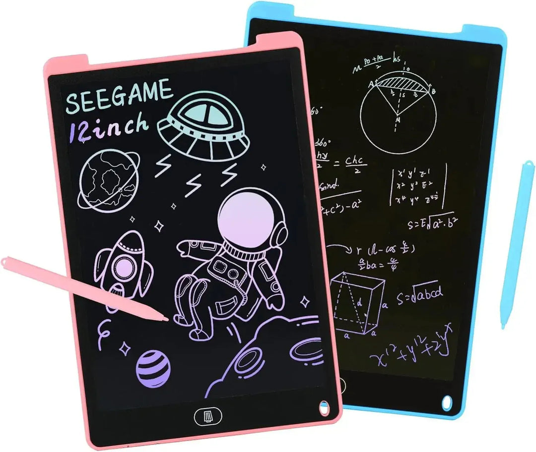 LCD Multicolor Screen Writing Tablet: Erasable Writing Board for Kids & Adults