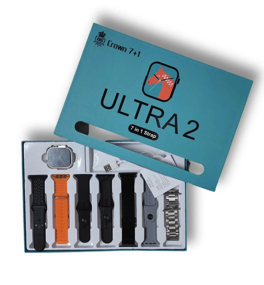 Crown H60 Ultra 2 7 in 1 Smart Watch