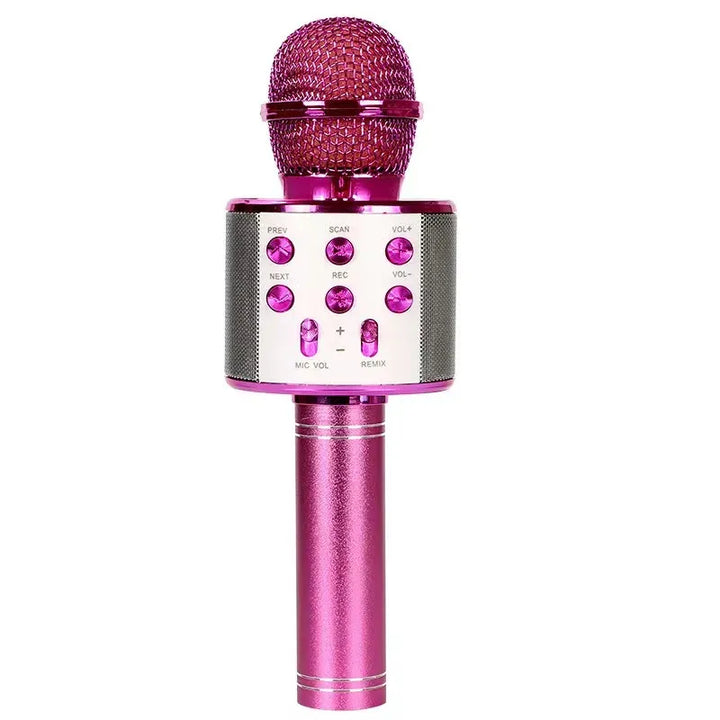 WS858 Portable Wireless Karaoke Microphone & Bluetooth Speaker