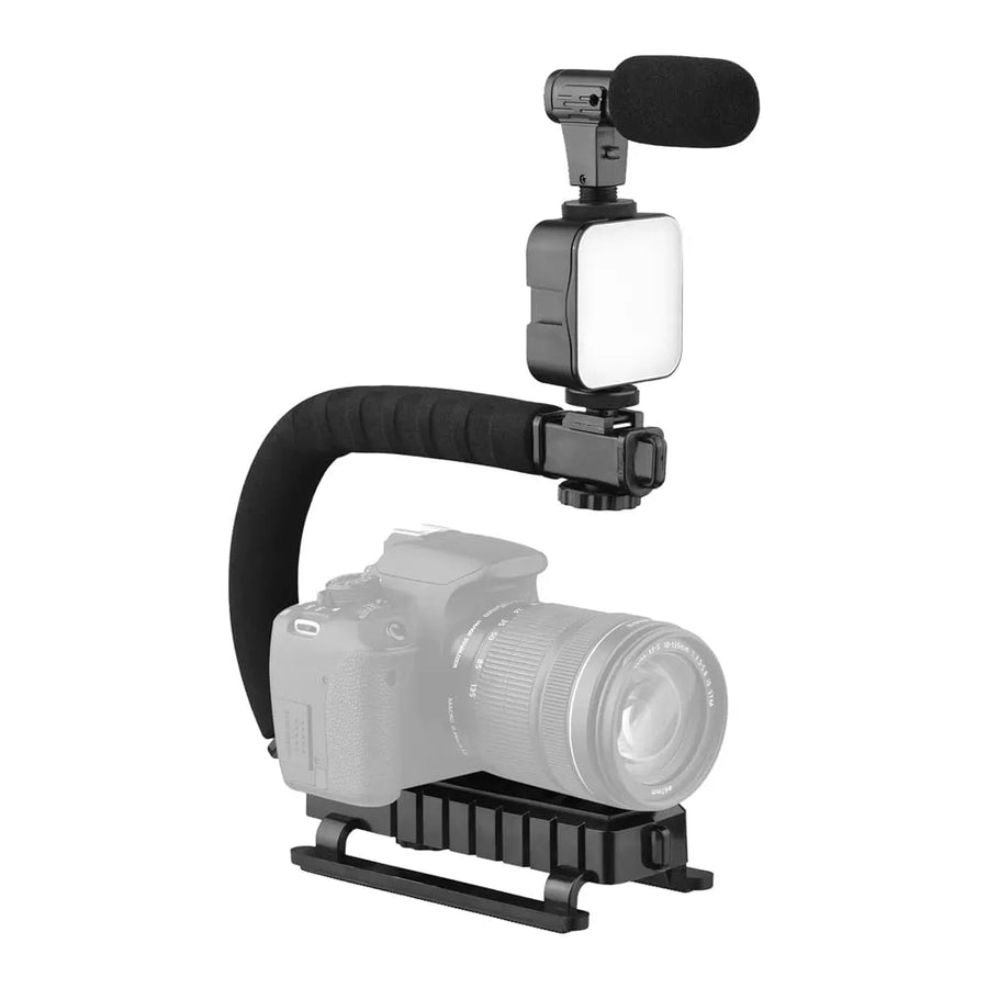 AY-49U U-Shaped Video Making Handheld Stabilizer Kit
