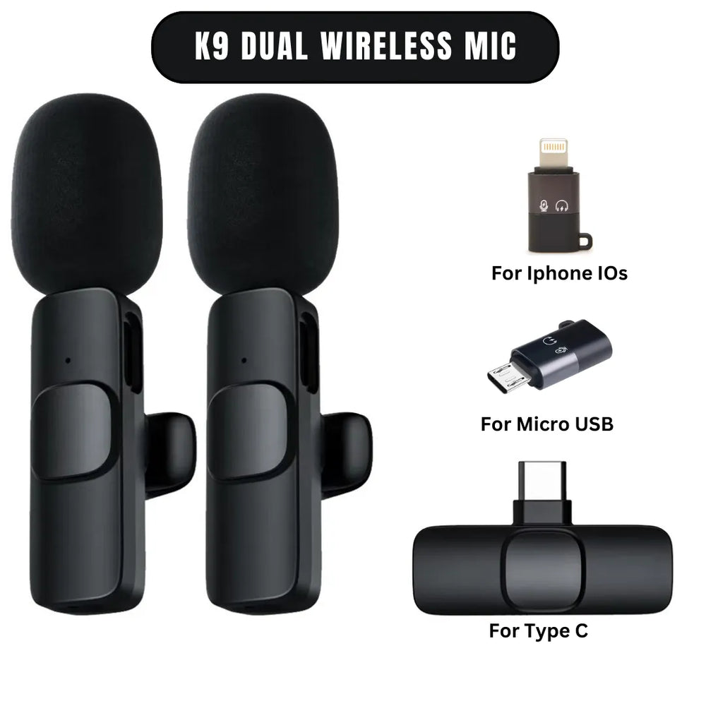 K9 Wireless Microphone Double