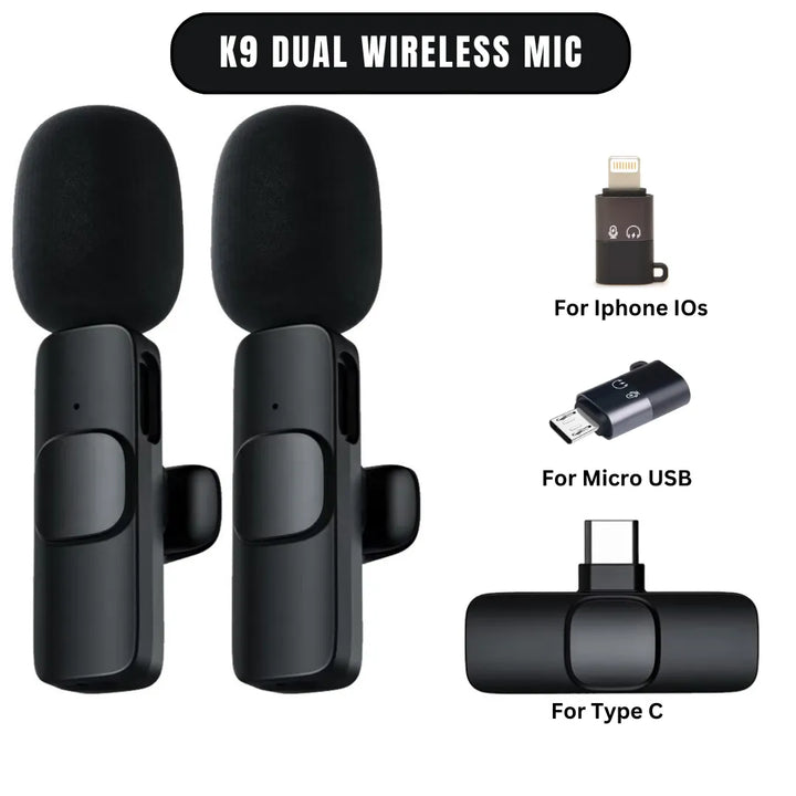 K9 Wireless Microphone Double