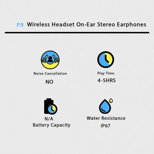 P9 Bluetooth Headphones