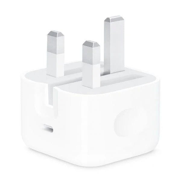 iPhone 25W PD Fast Charger (3-Pin) with USB-C to Lightning Cable - Complete Kit